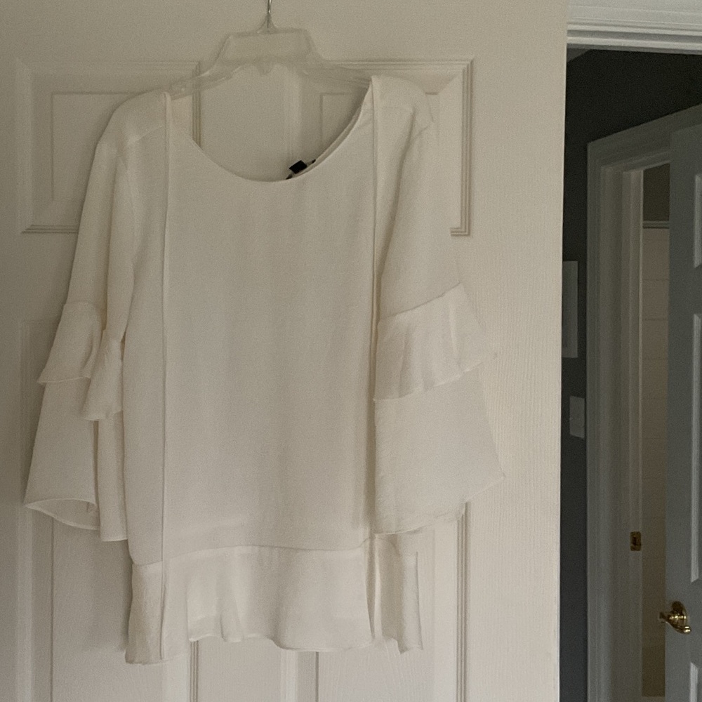 Elegant Cream Women's Top